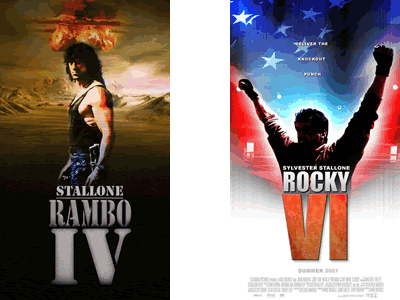 Rocky 6 y Rambo 4... ¡y olé!